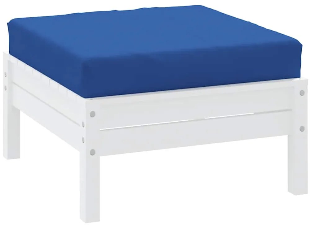 Almofadão p/ móveis de paletes 60x60x9,5 cm tecido oxford azul