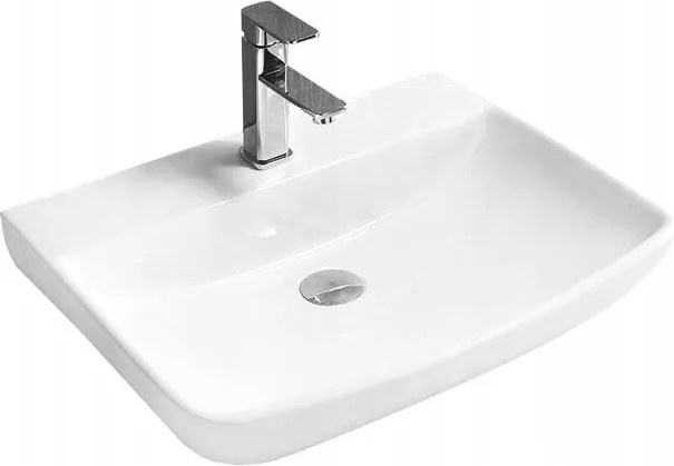 Mexen Lili lavatório de bancada 60 x 47 cm, branco - 21136000