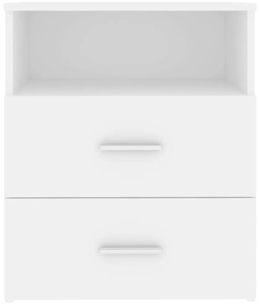 Mesas de cabeceira 2 pcs 50x32x60 cm branco