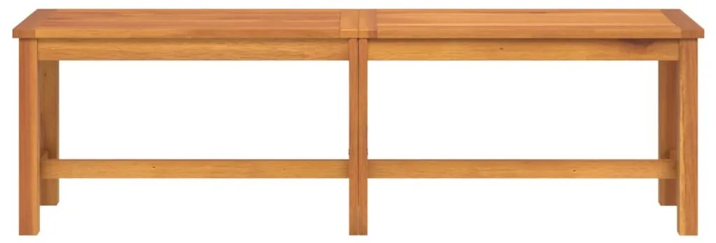 Banco de jardim 150x35x45 cm madeira de acácia maciça