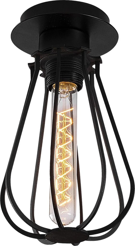 Chandelier Fetiye – Preto – 15 cm x 25 cm