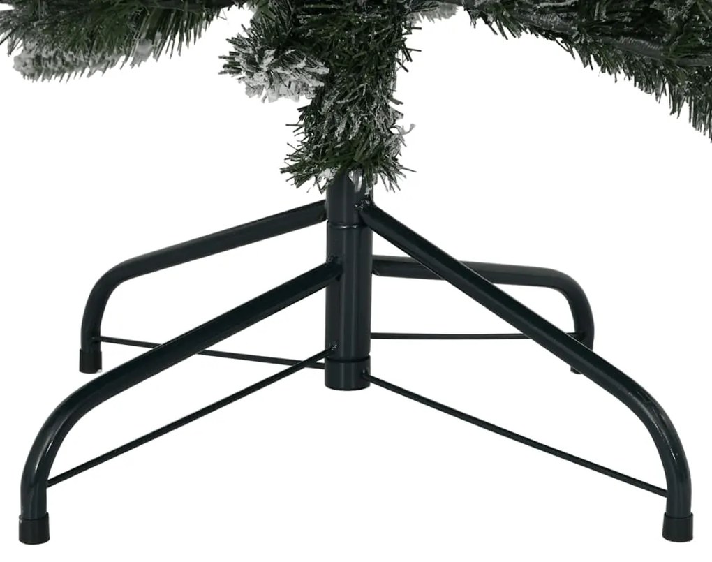 Árvore de Natal artificial com neve PVC & PE 240 cm