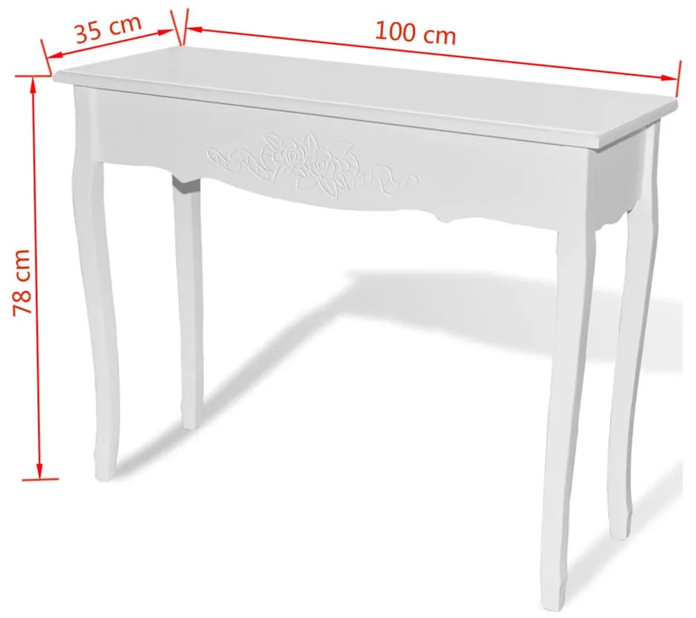 Toucador/mesa consola branco