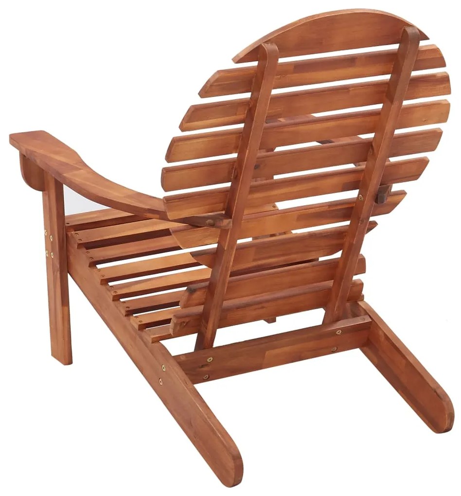 Cadeira Adirondack em madeira de acácia maciça