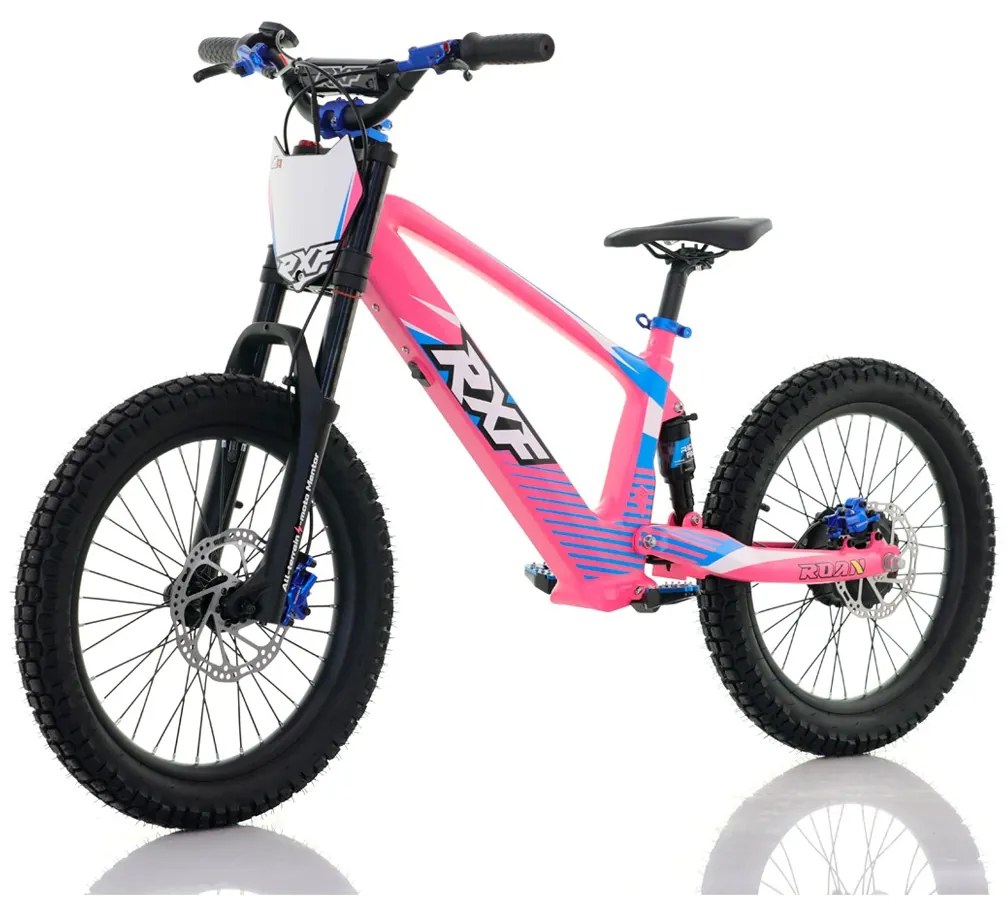 Bicicleta elétrica infantil 750W 20" RXF Evo Racing Rosa