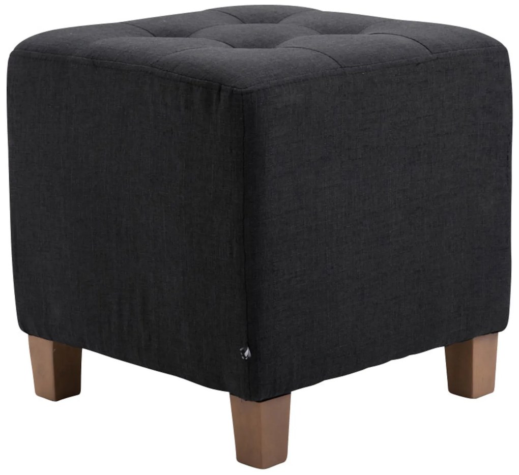 Conjunto de 2 bancos Pharao 46 x 45 x 45 cm Preto