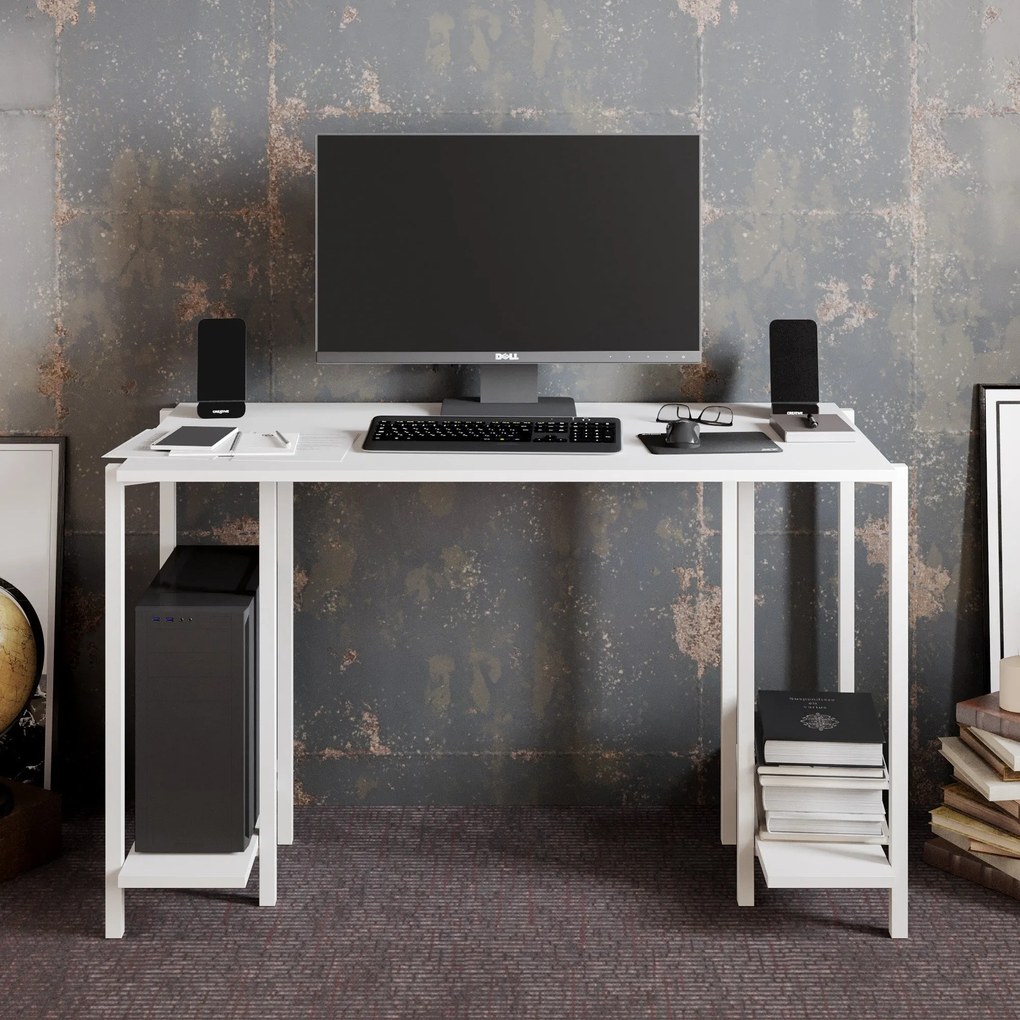 **** Secretária Reader – Branco – 125 x 73,8 x 60 cm

**