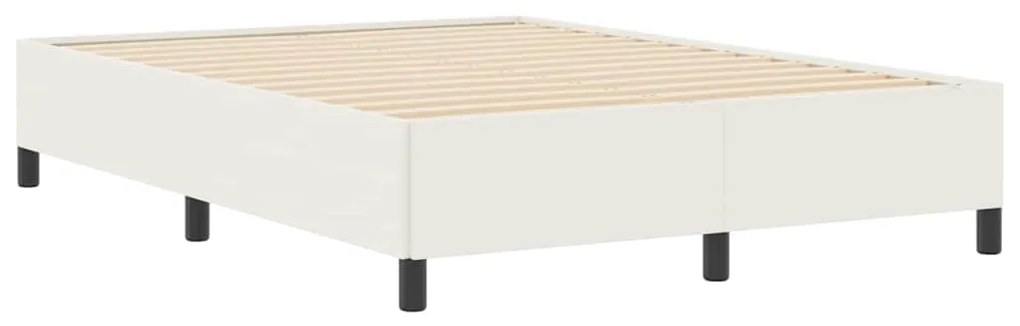 Estrutura da Cama vidaXL Creme 160x200 cm em Tecido de Algodão