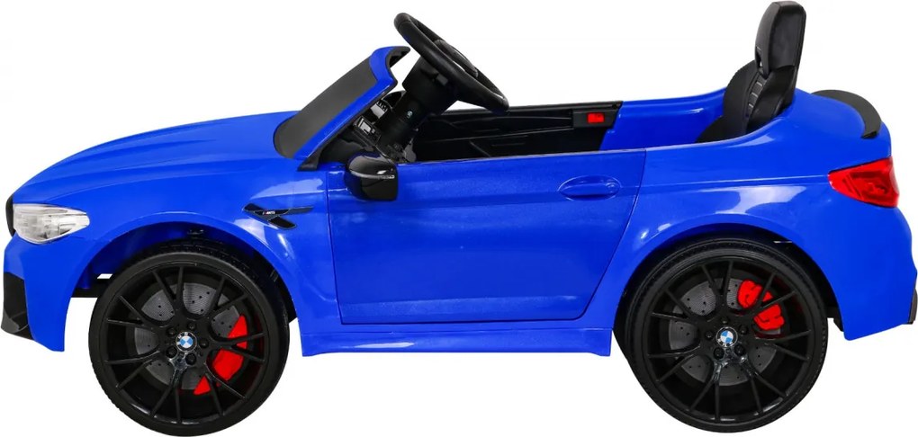 Carro elétrico para Crianças 3 a 7 anos 24V Bmw M5 DRIFT Azul