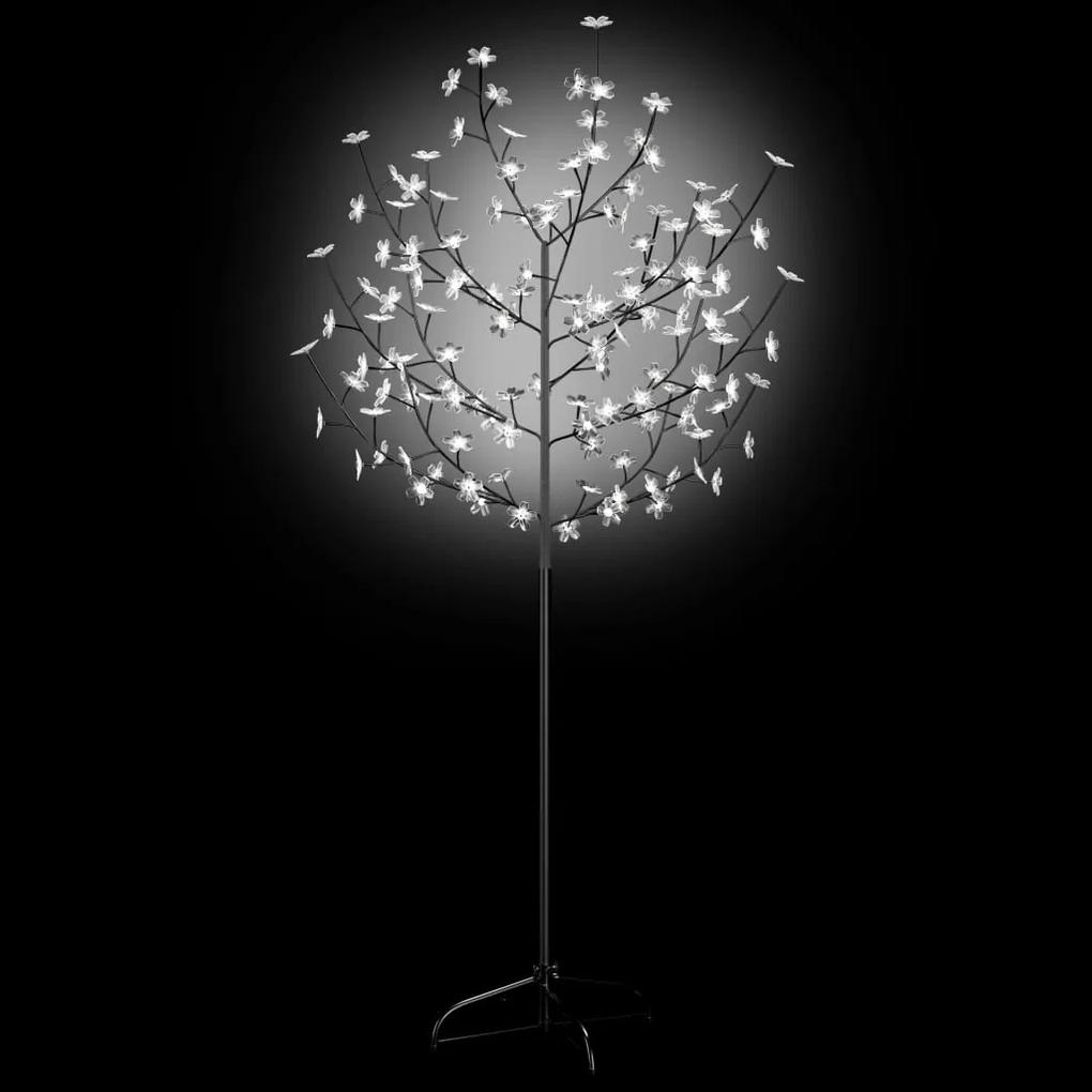 Árvore de Natal 120 LED flor cerejeira luz branco frio 150 cm