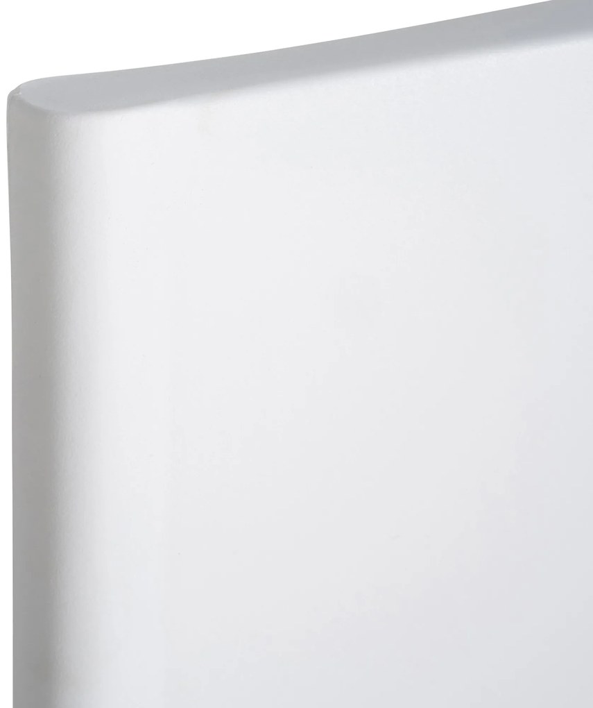 Banco de bar empilhável Genua 43 x 114 x 41 cm Branco