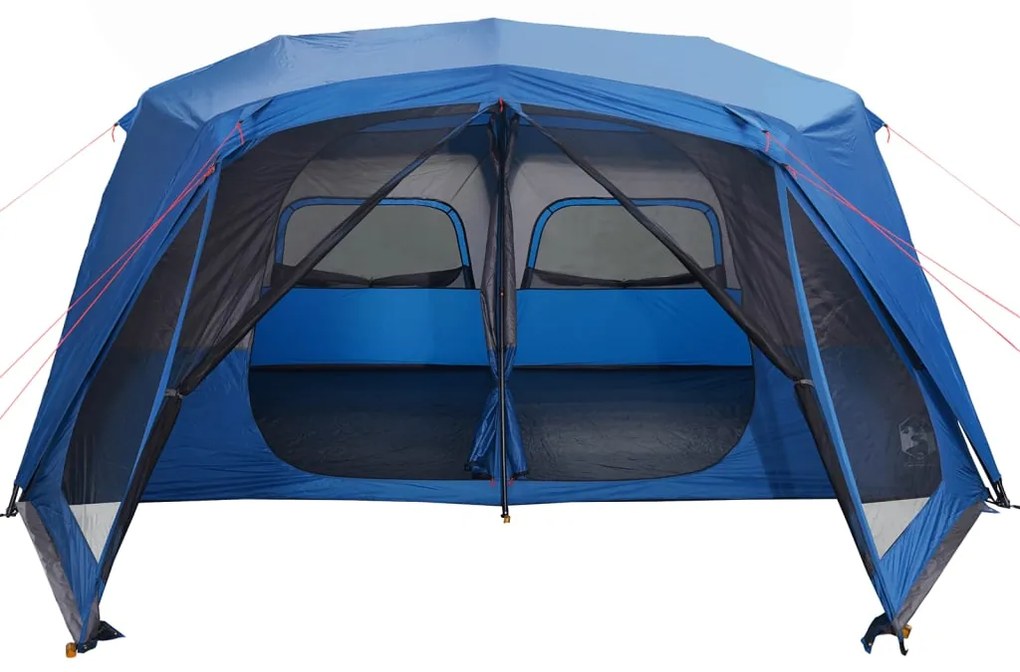 Tenda familiar 10 pessoas libertação rápida impermeável azul