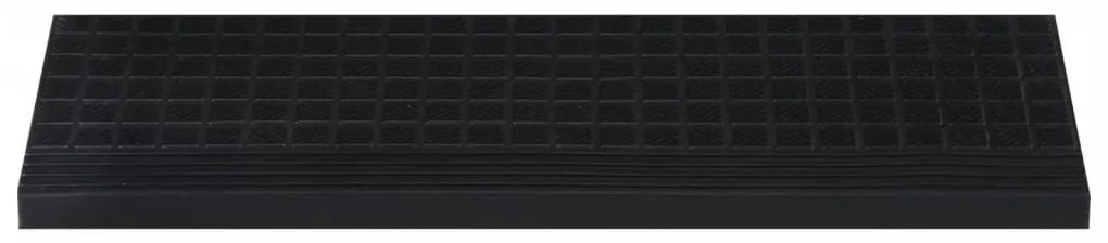 Tapetes para degraus de escada 10 pcs 25x75 cm borracha