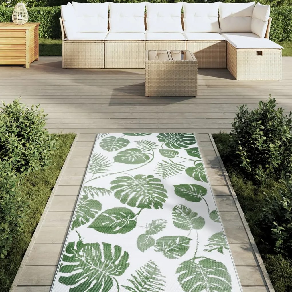 Tapete de exterior 80x250 cm ARAKIL PP verde