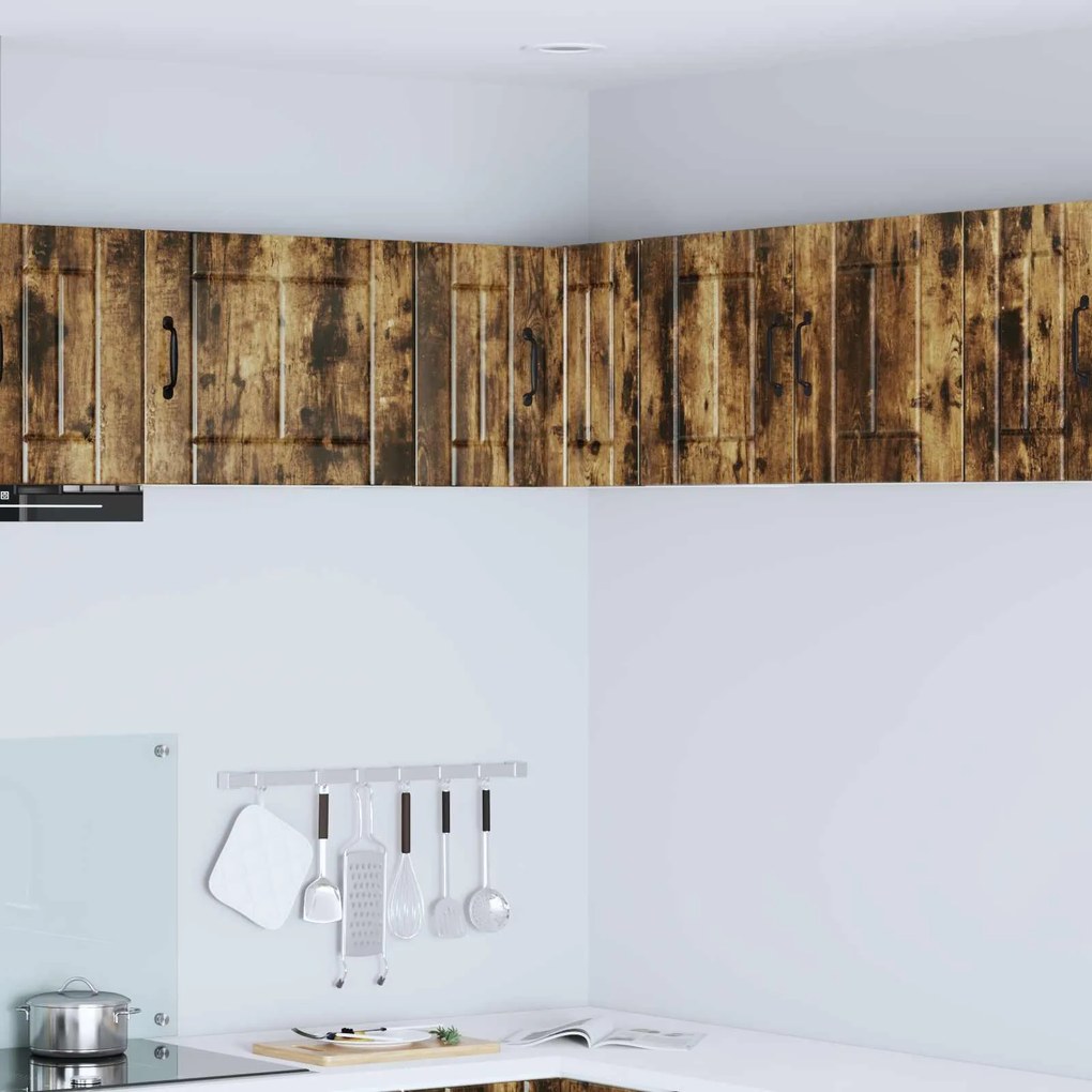 vidaXL Armário de Cozinha Carvalho Defumado 57 x 57 x 40 cm