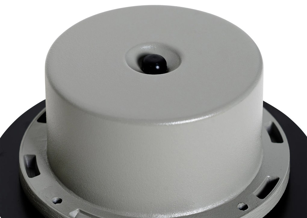 Foco de chão moderno preto com LED IP65 solar - Terry