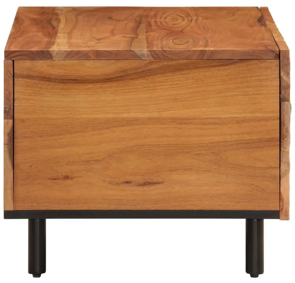 Mesa de centro 80x50x40 cm madeira de acácia maciça