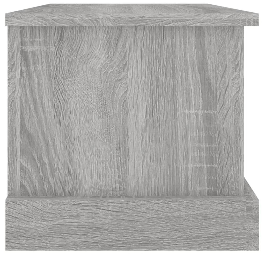 Caixa de arrumação 50x30x28 cm derivados madeira cinza sonoma
