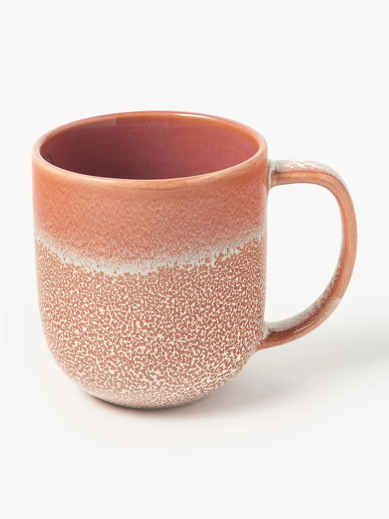 Mugs Havana with Reactive Glaze, Set of 4