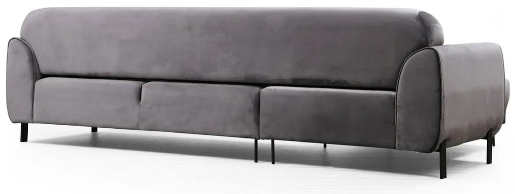 Sofá-Cama de Canto Image Corner - Antracite - 287 x 169 cm