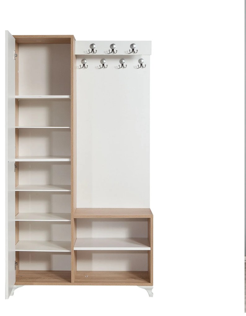 **** Cabideiro Inci – Carvalho Sonoma – 100 cm x 190 cm x 36 cm
**