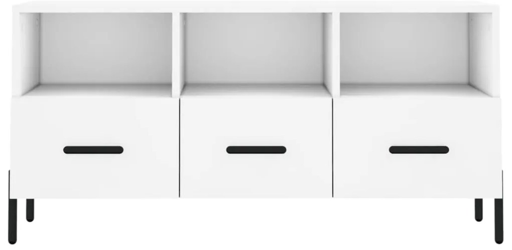 Móvel de TV 102x36x50 cm derivados de madeira branco