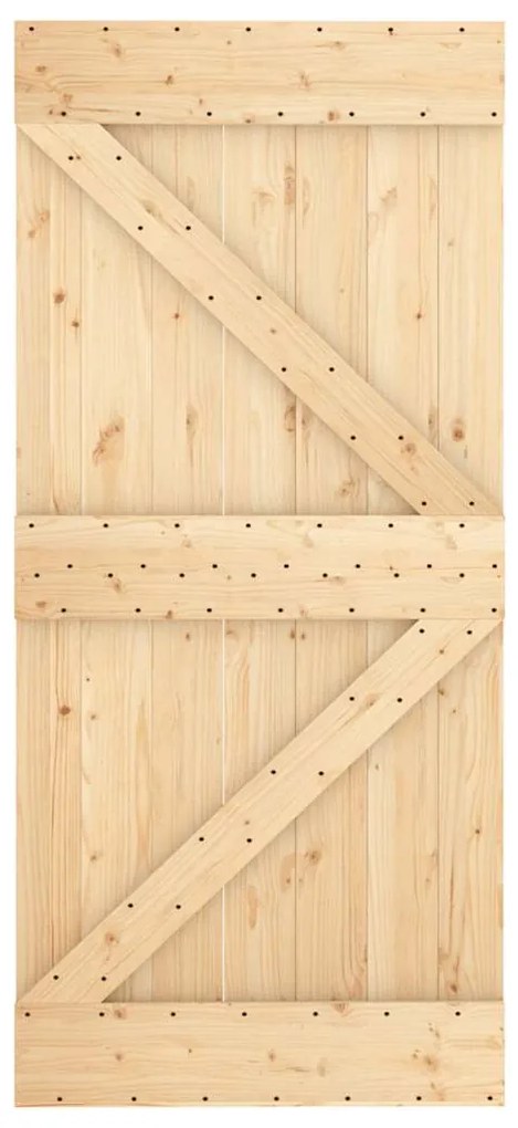 Porta NARVIK 95x210 cm madeira de pinho maciça