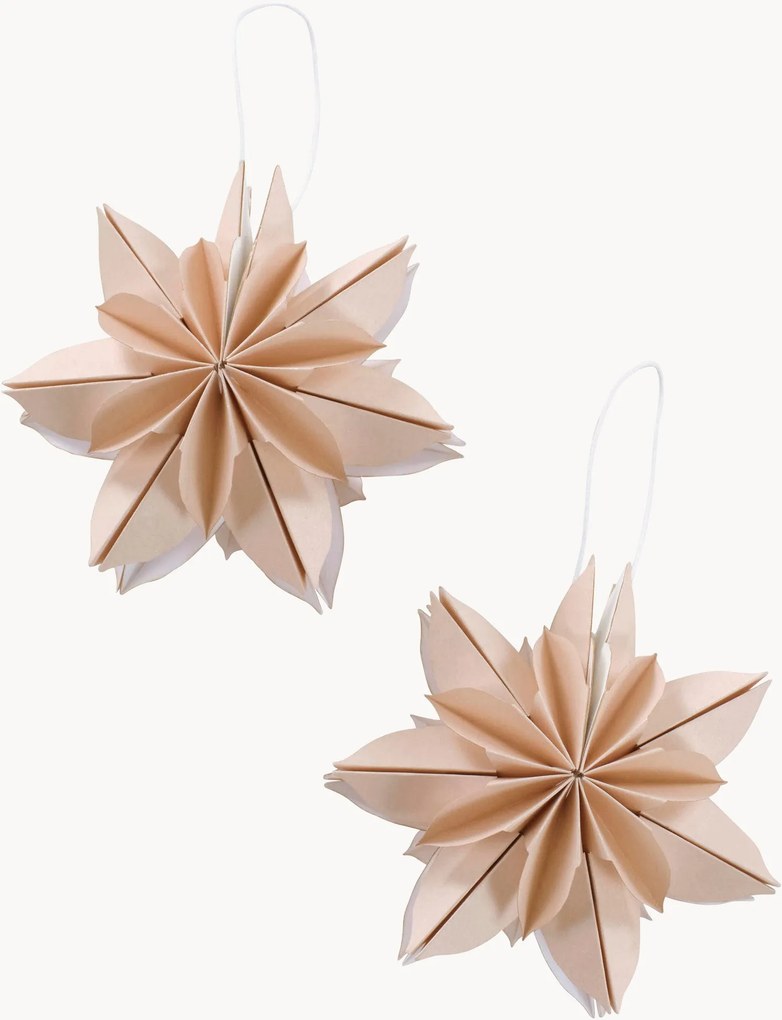 Ornamentos para árvore de Natal Mia, conjunto de 2