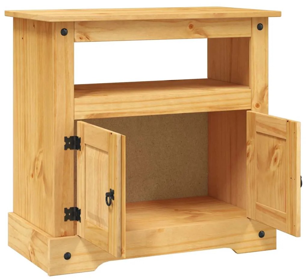 Móvel de TV Corona Range em pinho mexicano 80x43x78 cm