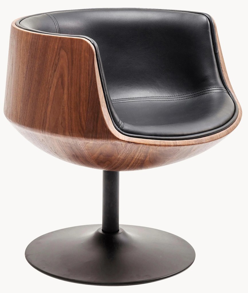 Cadeira giratória com design retro Club