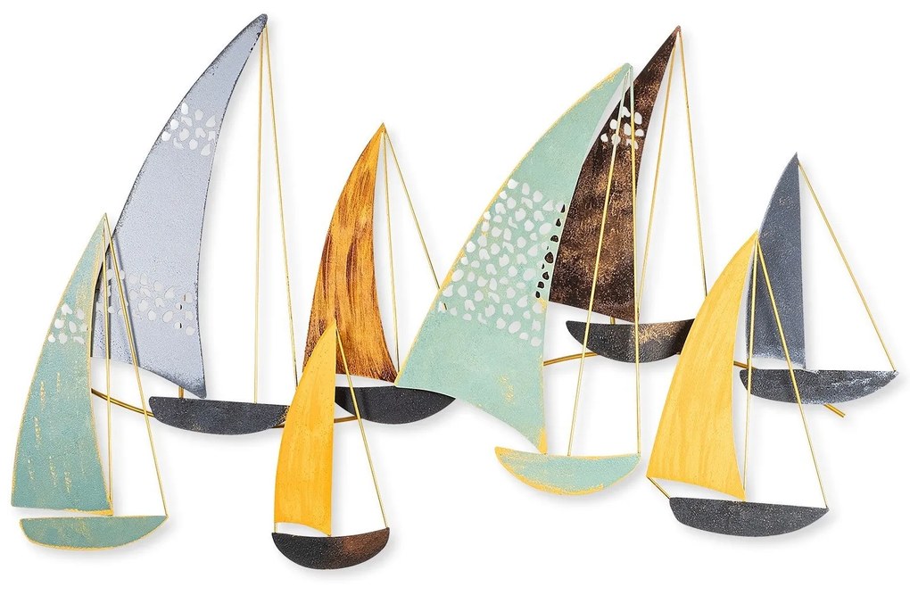 Acessório Decorativo de Parede Yavuz – Multicolor – 111 x 70 x 8 cm