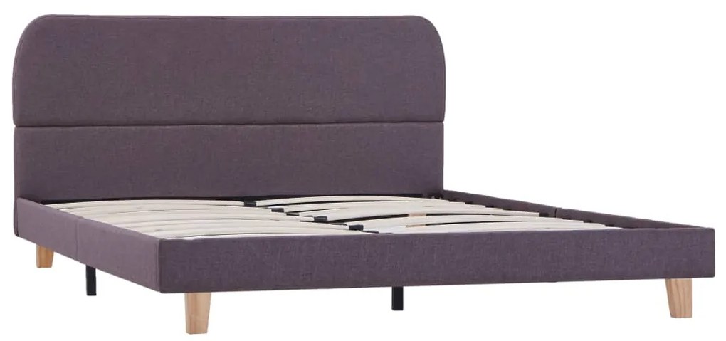 Estrutura para cama sem colchão Taupe Tecido 135x190 cm