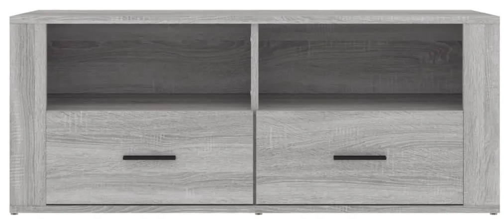Móvel de TV 100x35x40 cm derivados de madeira cinzento sonoma