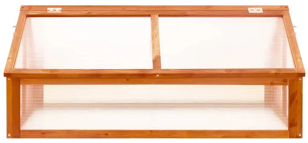 Estufa madeira de abeto maciça 114x80x50 cm castanho