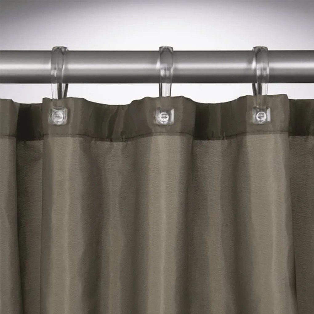 Cortina de duche Madeira 180 cm cor areia 238501365