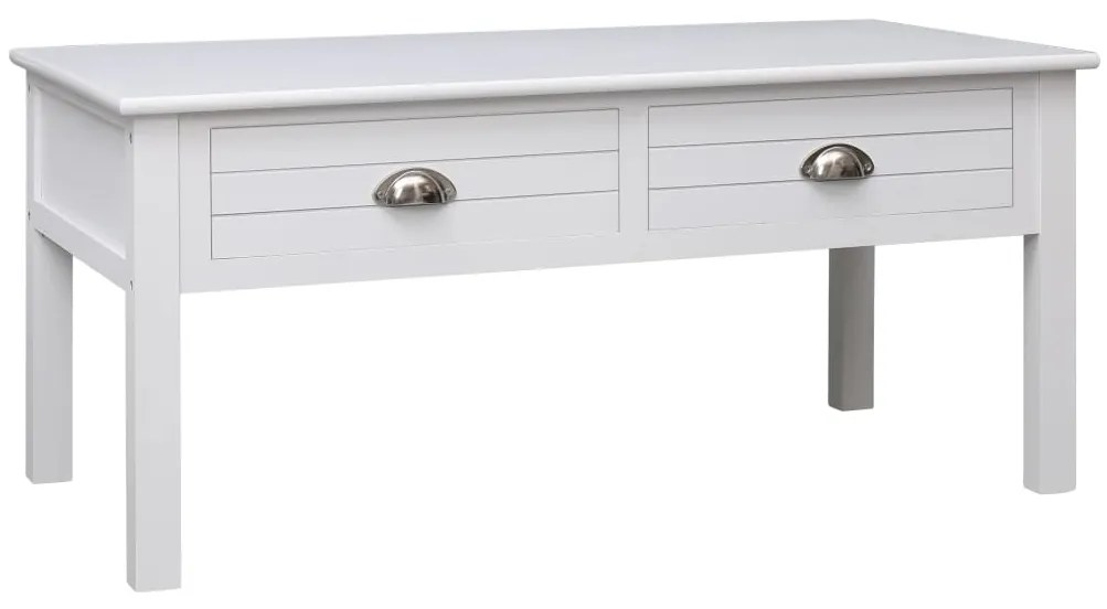 vidaXL Mesa de centro 100x50x45 cm madeira branco