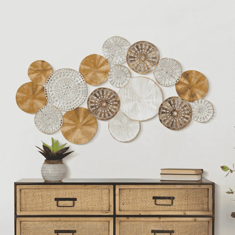 DECORAÇÃO DE PAREDE TRIBY 125X5,5X68,5 CM MULTICOLORIDO