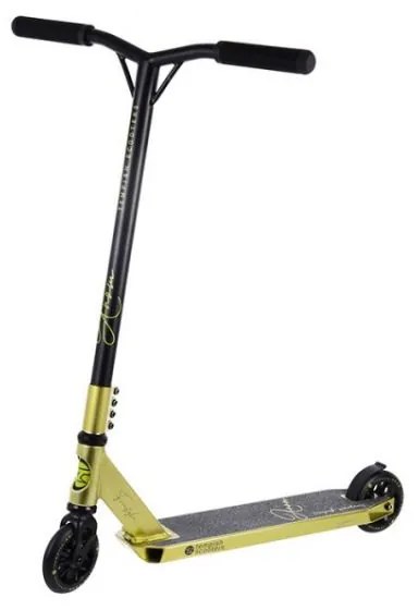 Trotinete Freestyle – Tempish Anom – Preto, Verde e Dourado – 110 mm /