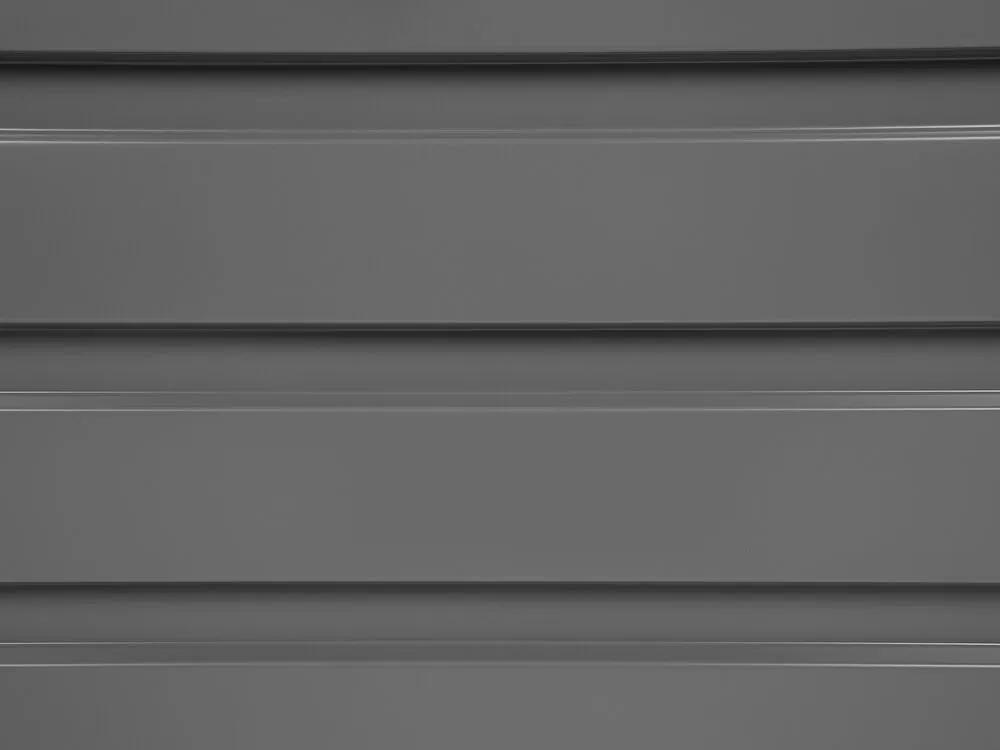 Caixa de arrumação em aço cinzento 132 x 62 cm CEBROSA Beliani