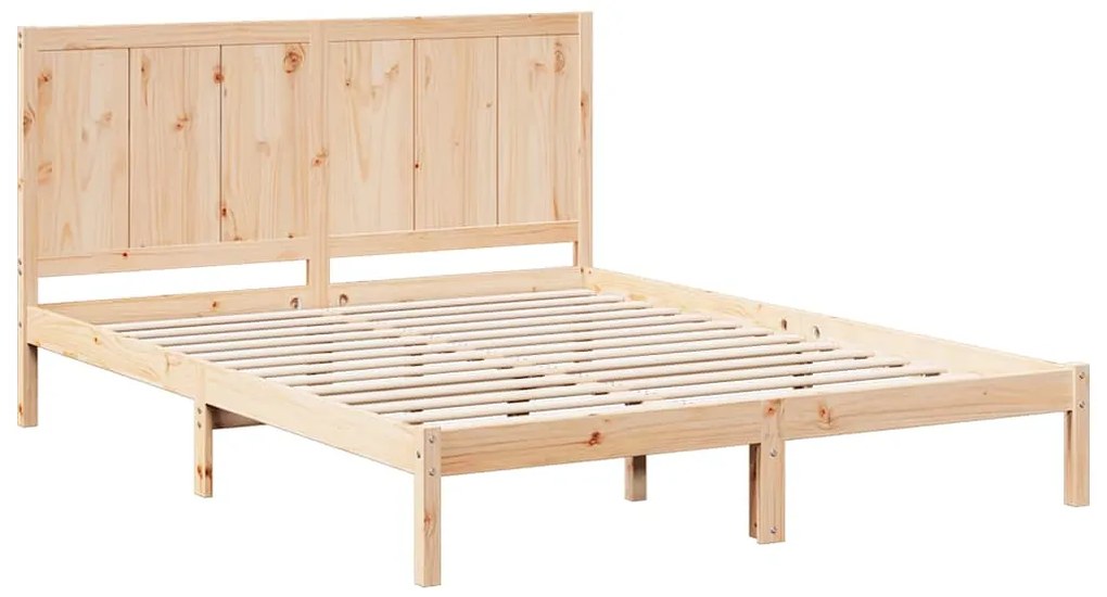 Cama extra longa sem colchão 200x220 cm madeira maciça
