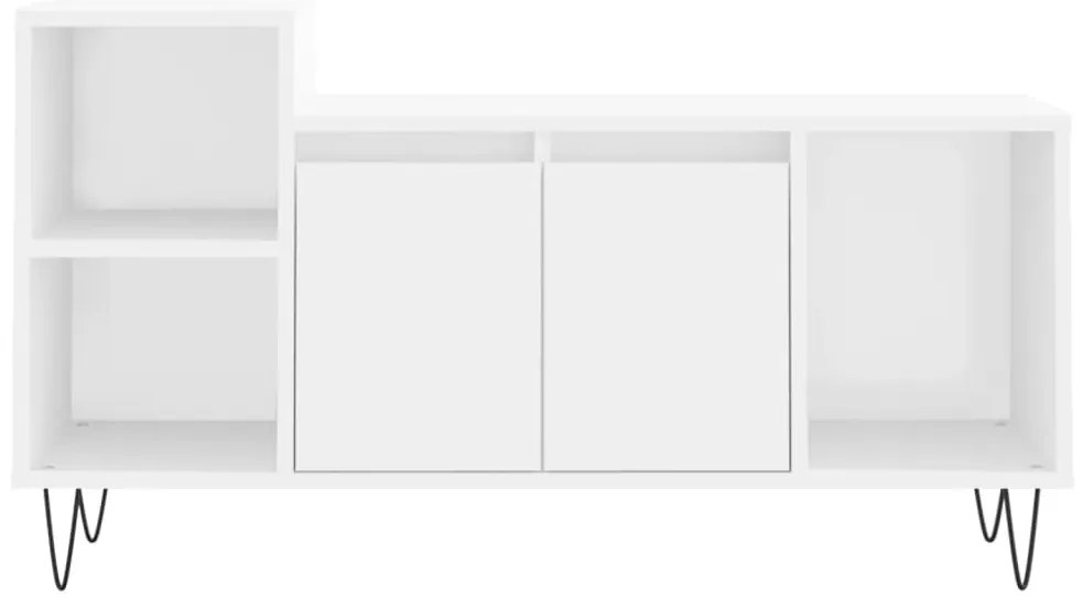Móvel p/ TV 100x35x55 cm madeira processada branco