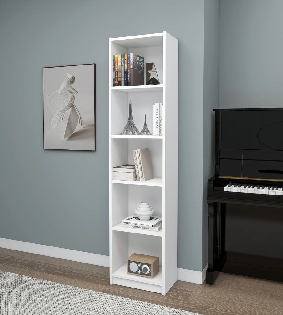 Estante Fulya – Branco – 40 cm x 180 cm x 28 cm