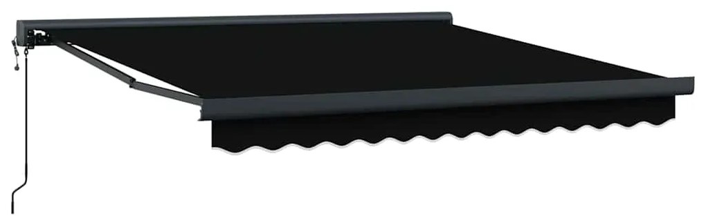 Toldo Retrátil Automático Preto 300x250 cm