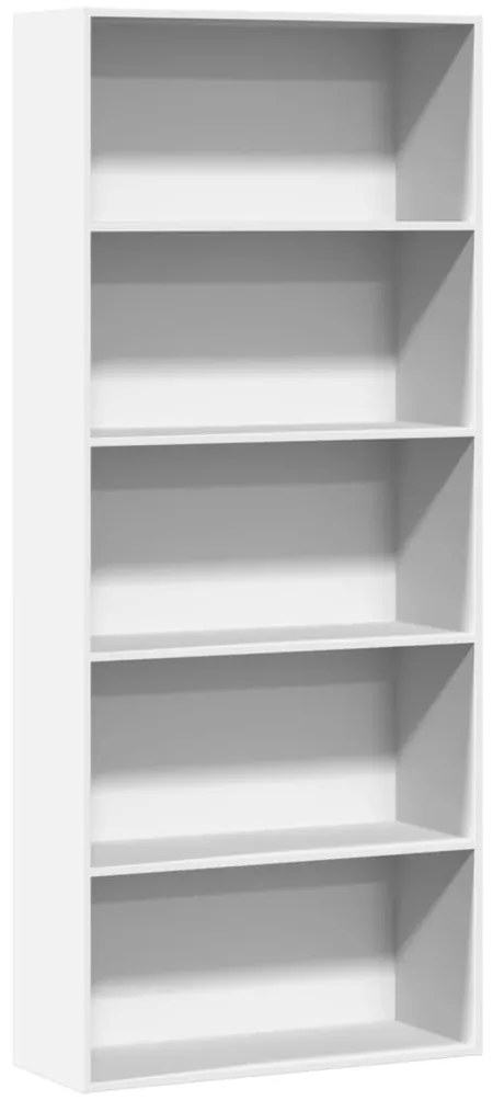 vidaXL Estante 80x30x189 cm derivados de madeira branco
