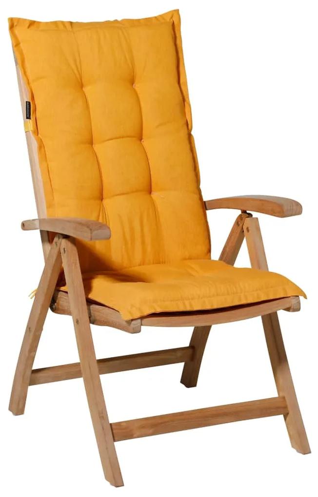434715 Madison Almofadão cadeira encosto alto Panama 123x50 cm brilho dourado