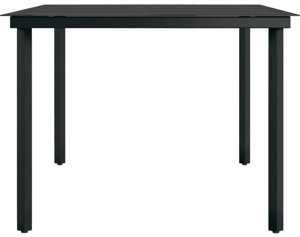 9 pcs conjunto de jantar para jardim com almofadões bege