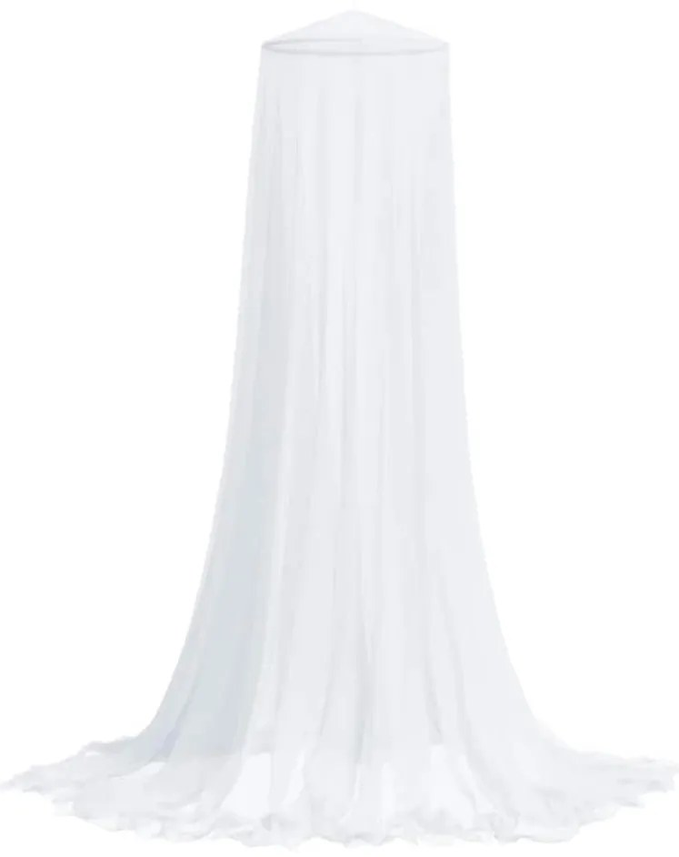 Rede mosquiteira para cama malha 220 56x56x220 cm branco