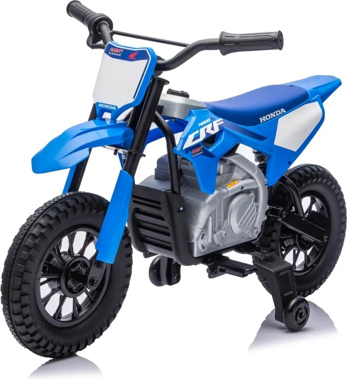 Mota eletrica bateria 12V para Crianças HONDA CFR450R Azul