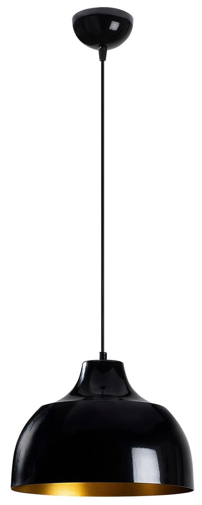 Candeeiro de Teto Berceste – Preto – 31 x 31 cm