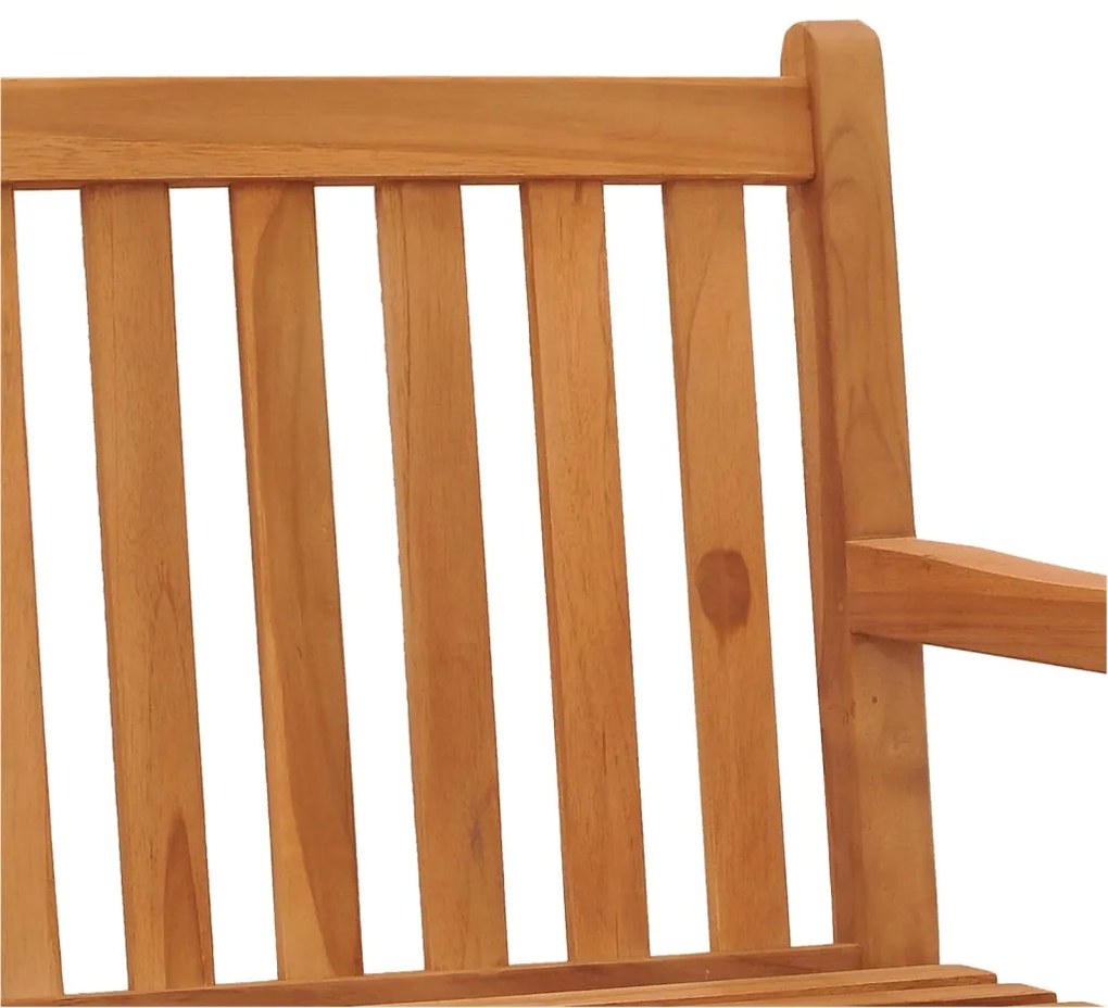 5 pcs conjunto de jantar p/ jardim madeira de teca maciça